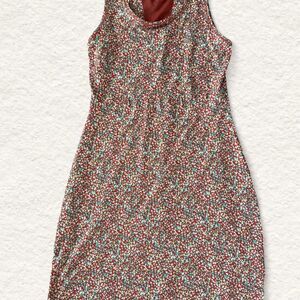 Columbia Sleeveless Midi Sundress Size XS Pink Blue White UPF 50